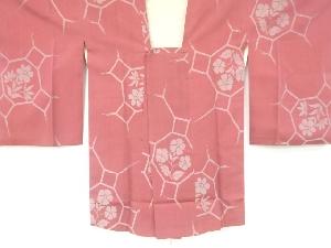 蜀江に花模様織出し道行コート